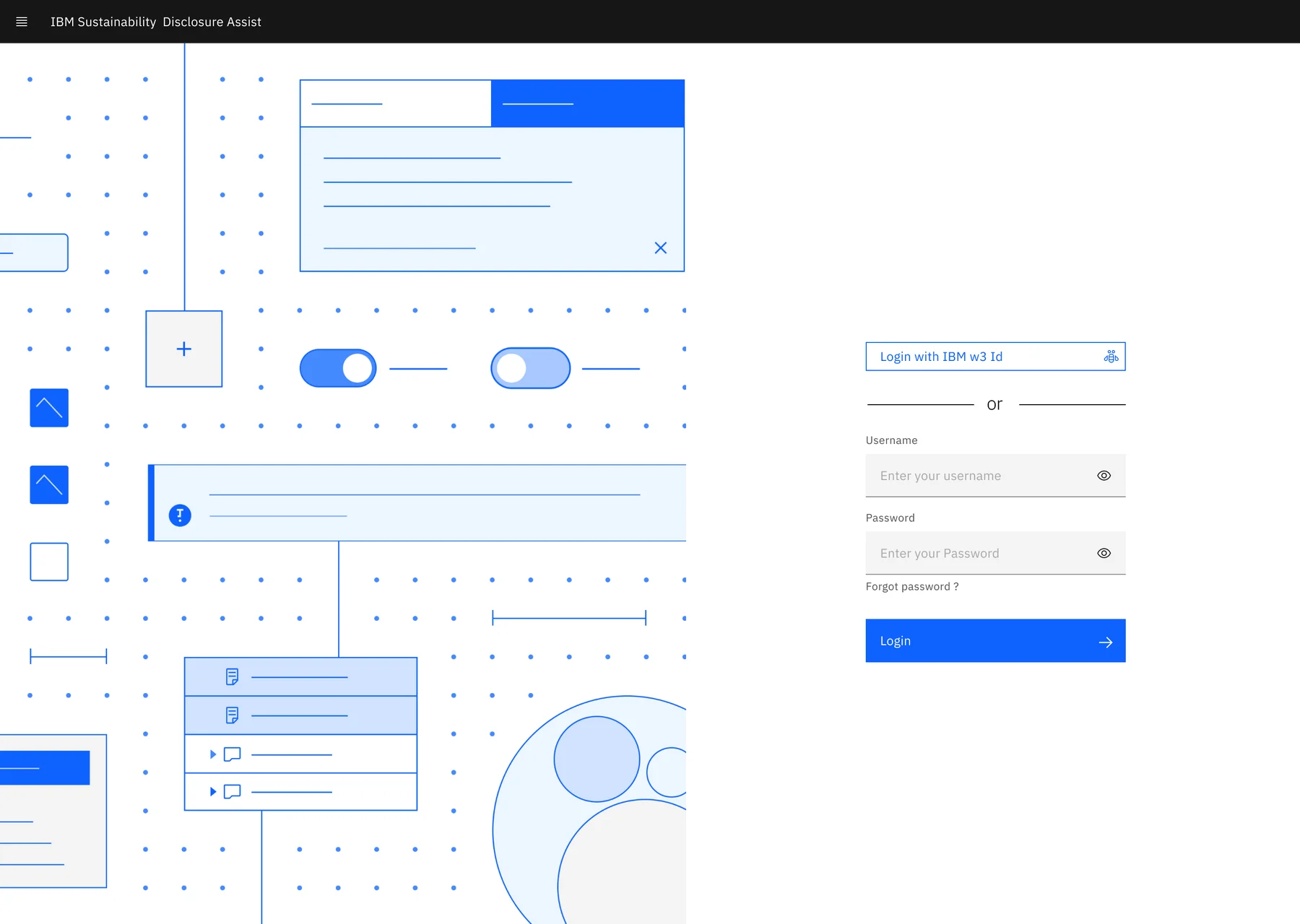 Redesigned sign in page