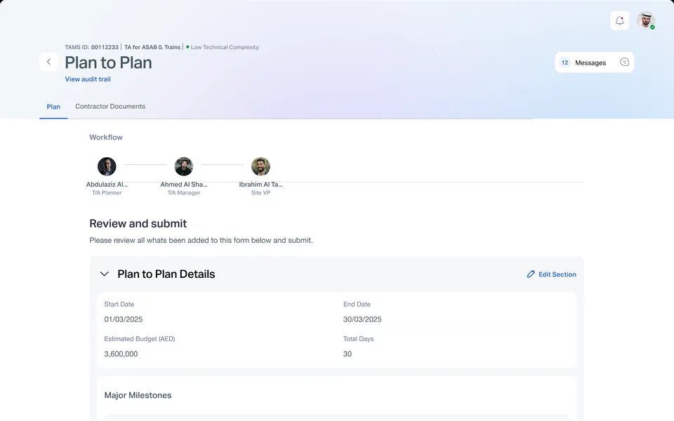 Plan review