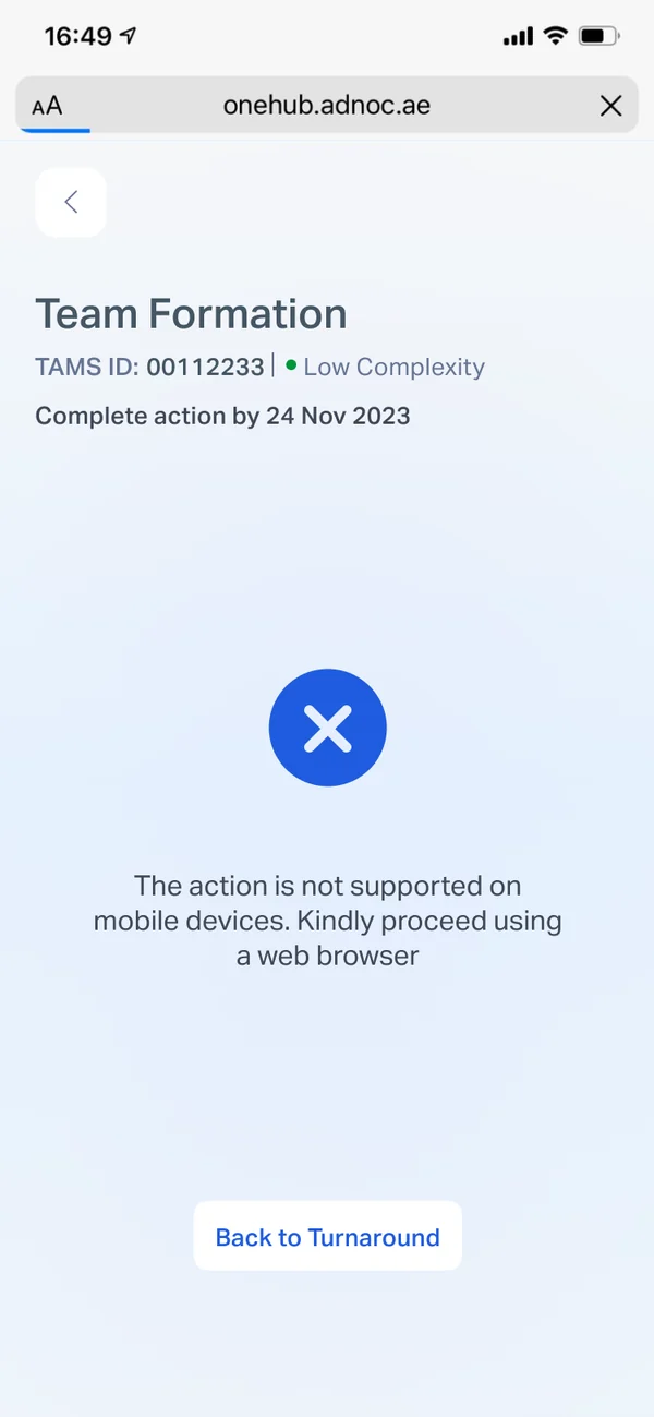 Editing blocked on mobile